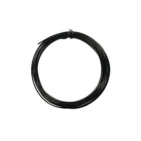 BeadSmith WCR-4103 11.8m Aluminum Craft Wire, Black, (12 gauge/39ft)