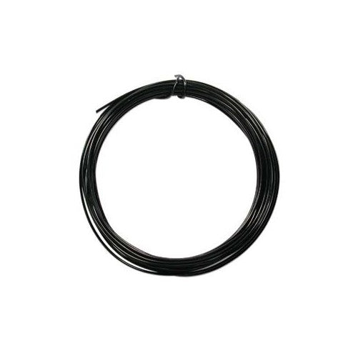 BeadSmith WCR-4103 11.8m Aluminum Craft Wire, Black, (12 gauge/39ft)