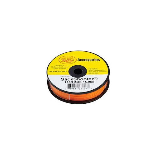 RIO Fly Fishing Fly Line Slick Shooter 115' 35Lb Orange Fishing Line, Green