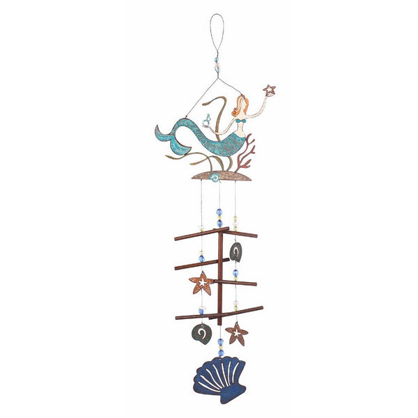 Sunset Vista Designs Great Outdoor Land and Sea Collection Wind Chime - Mermaid