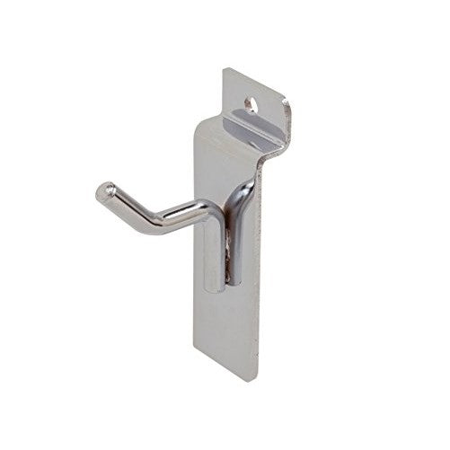 1" Slatwall Hook -Chrome -Box of 96