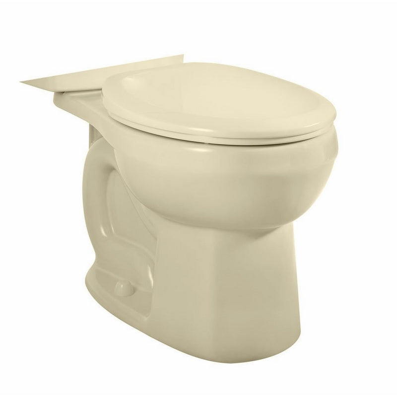 American Standard 3708.216.021 H2Option Siphonic Dual Flush Round Front Toilet Bowl, Bone (Bowl Only)