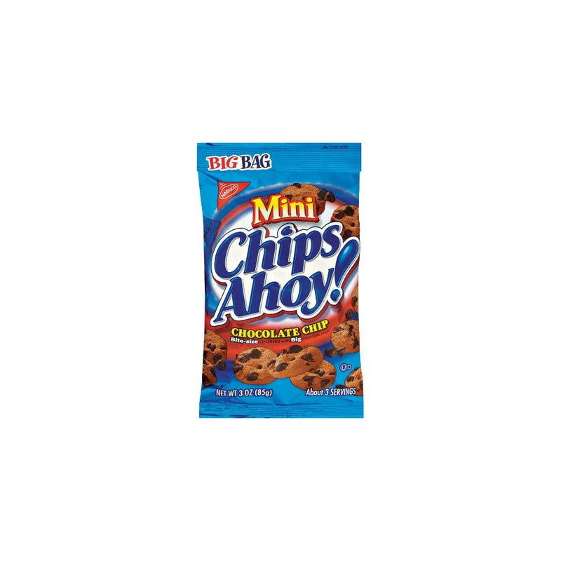 Chips Ahoy! Mini Chocolate Chip Cookies, 3-Ounce Bags (Pack of 12)