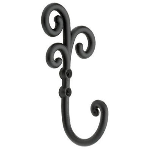 Franklin Brass 133072 Curlique Hook, Flat Black