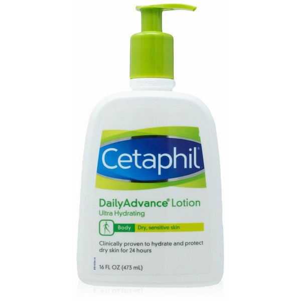 Cetaphil Daily Advance Ultra Hydrating Lotion For Dry, Sensitive Skin, Fragrance Free 16 Ounce