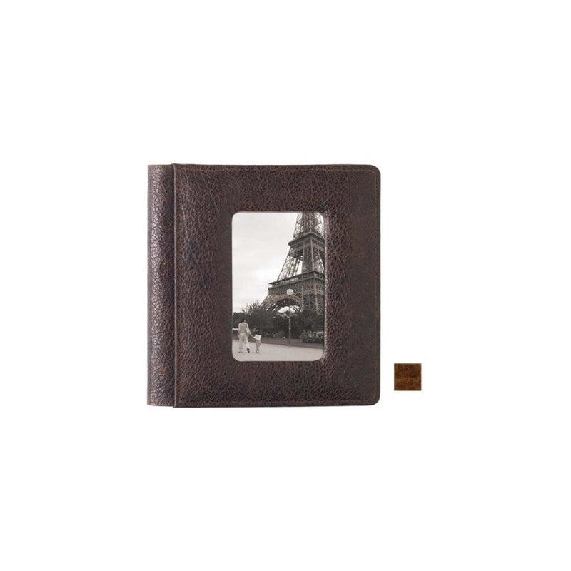 Raika VI 169 COGNAC 4in. x 6in. Framed-Front Photo Album Single - Cognac