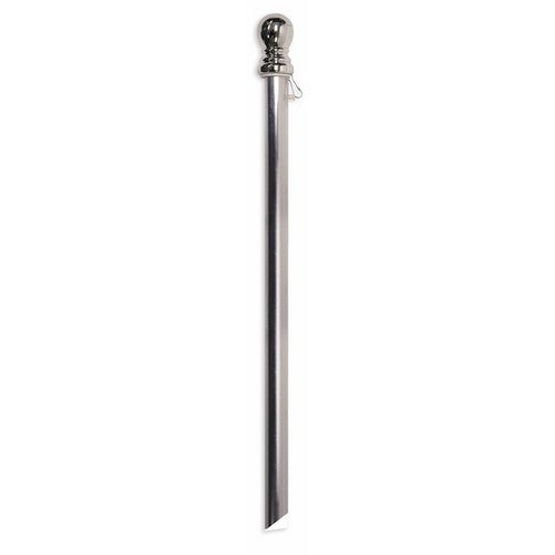 Evergreen Chrome Finish Aluminum Pole with Anti Wrap Tube, 56 inches