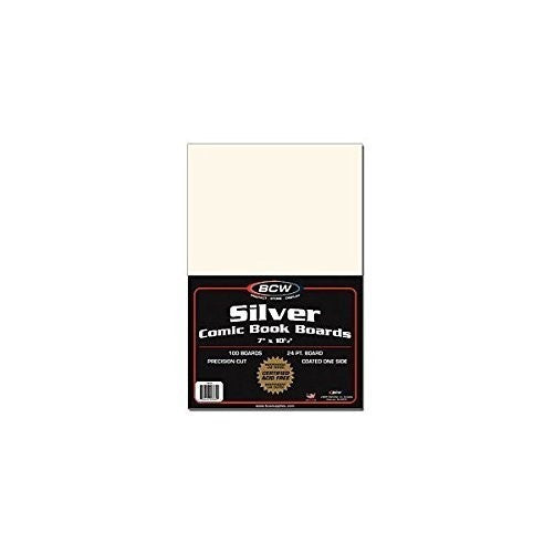 100 Silver Age Size Comic Book Backing Boards Pack