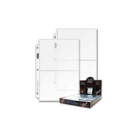 20 (Twenty Pages) - BCW Pro 2-Pocket Coupon Page (5 X 7 inch, top load pockets)