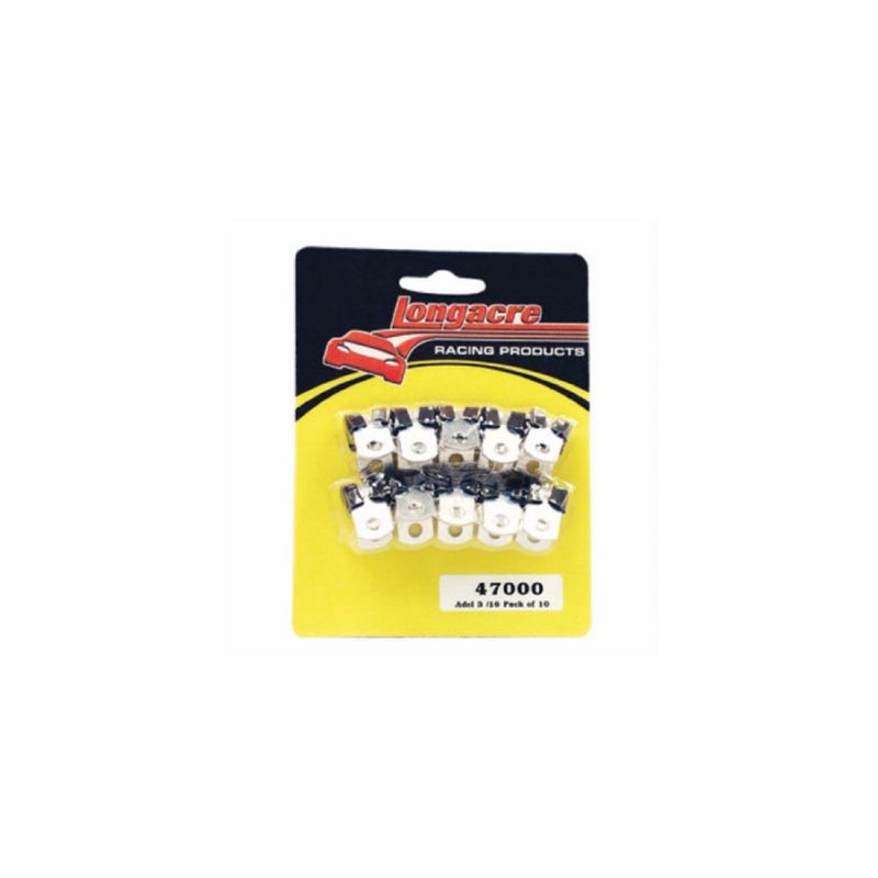 Longacre Adel Line Clamps - 9/16" ID fuel line (pk of 10) - 47200
