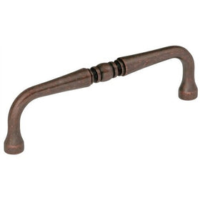 4 in. Williamsburg Dark Antique Copper Cabinet Pull (Set of 10)
