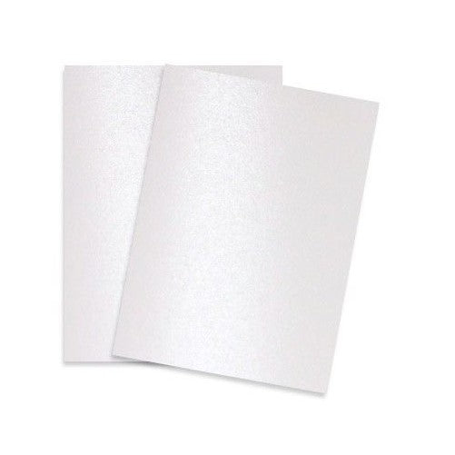 Shimmer Pure White [PaperPapers] 8.5X11 Multipurpose Metallic Paper - 200 sheets per pack