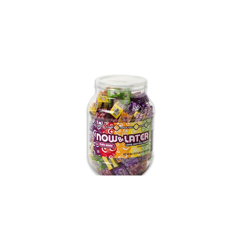 Now & Later Classic Mini Bars - 60.7oz Jar
