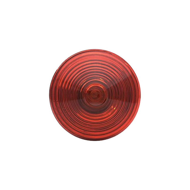 Uriah Products UL428001 3 3/4" Round Trailer Tail Light Replacement Lens with License Light (Stop and Turn)