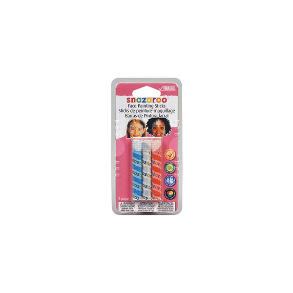 Snazaroo Face Paint Sticks - Girls, Set of 3