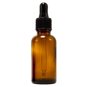 Lotus Brands Amber Glass Bottle with Dropper 1 oz Unit