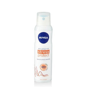 Nivea,Antiperspirants Spray Stress Protect Zinc Complex - 5.07 Ounces (Pack of 3)