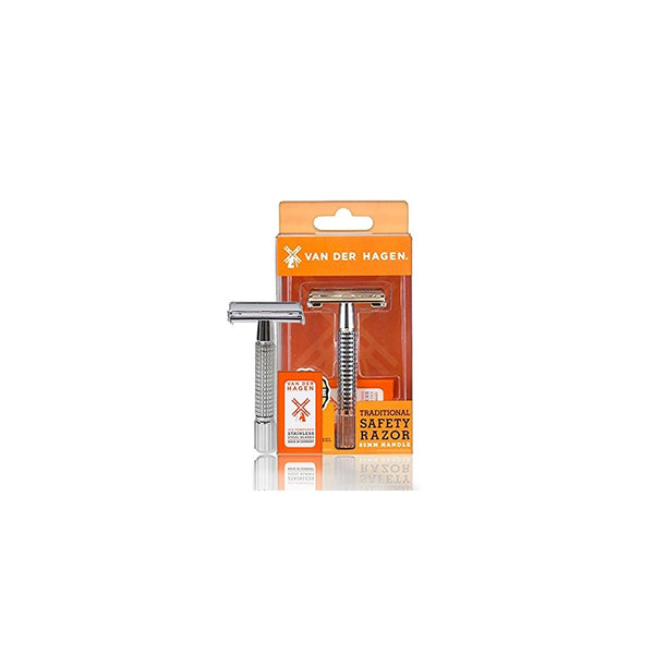 Van Der Hagen Tradition Safety Razor Include 5 Premium Blade