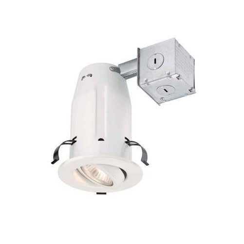 3 in. White Recessed Gimbal Kit