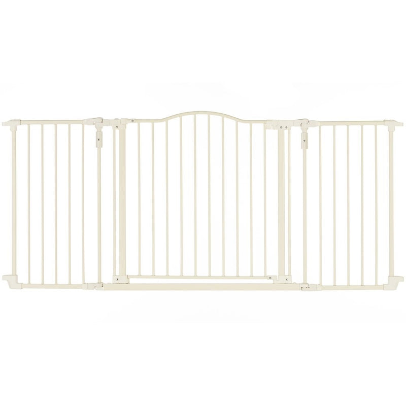 Supergate Deluxe Décor Gate, Linen, Fits Spaces between 38.3" to 72" Wide and 30"high