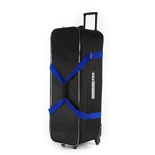 Fovitec - 1x Classic Photography & Video Lighting Equipment Roller Bag - [40" x 13" x 15"][EZ Glide Wheels][Durable Nylon][Retractable Handle]