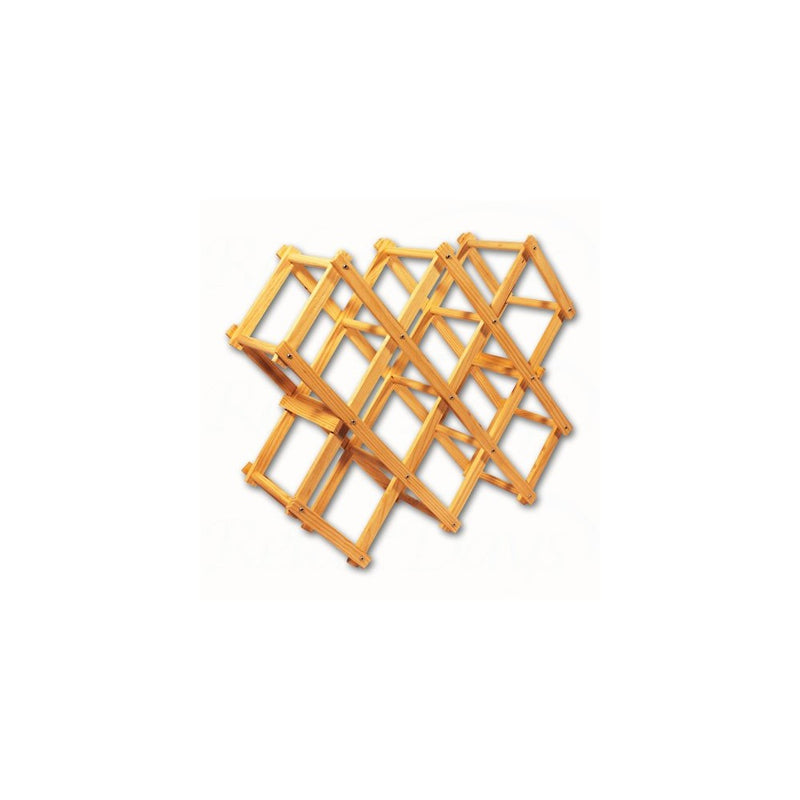 Wood 10-Bottle Wine Rack (10-bottle)