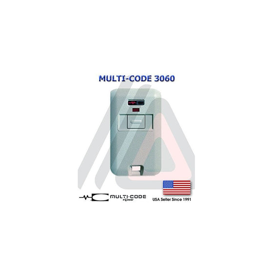 Multi-Code 3060 Remote Garage Door Mini Transmitter Multi-Code