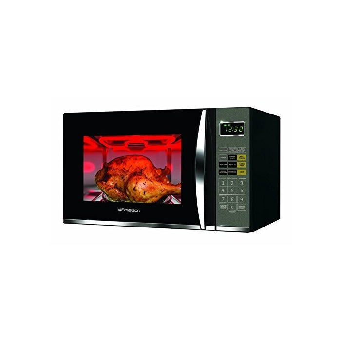 Emerson 1.2 CU. FT. 1100W Griller Microwave Oven with Touch Control, Stainless Steel, MWG9115SB