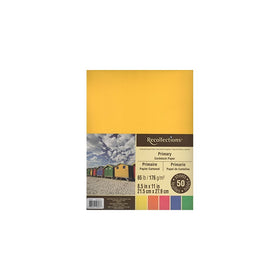 Recollections Cardstock Paper, 8 1/2 X 11 Primary Colors - 50 Sheets