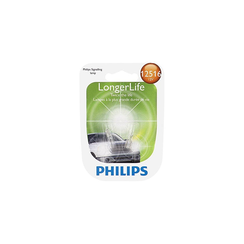 Philips 12516 LongerLife Miniature Bulb, 2 Pack