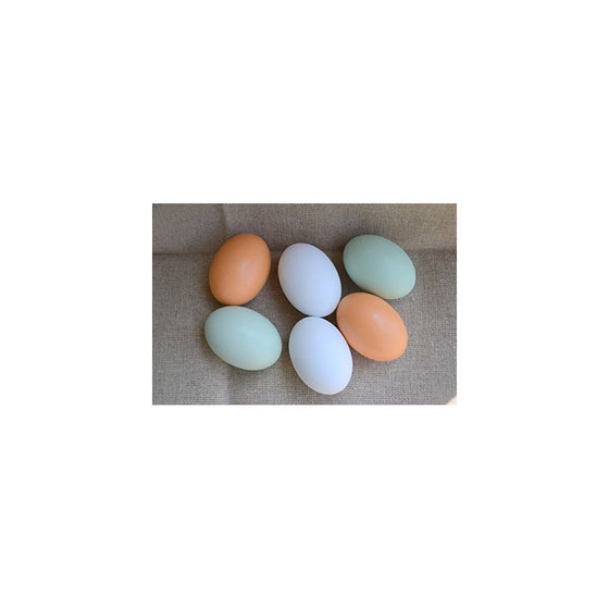 MasterPro Wooden Fake Eggs-6 pieces by MasterPro