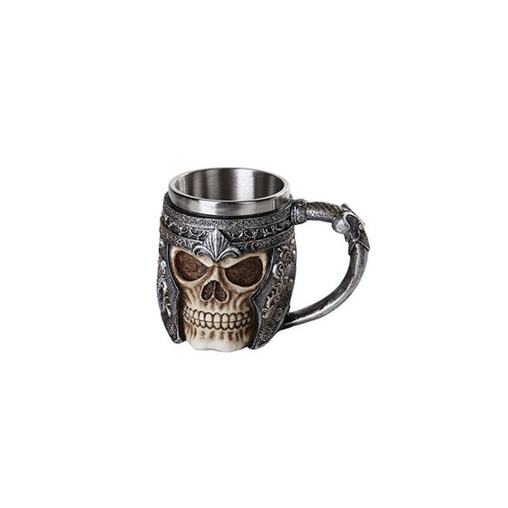 Pacific Giftware Medieval Viking Warrior Helmet Skull Mug Gothic Tankard 11oz Beer Mug Drinking Vessel