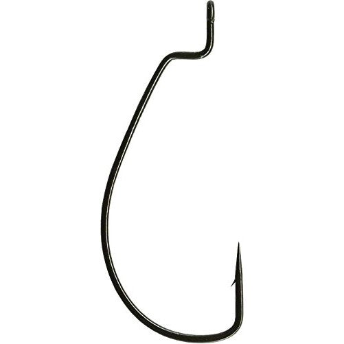 Gamakatsu Extra Wide Gap Worm Hook-5 Per Pack (Black, 3/0)