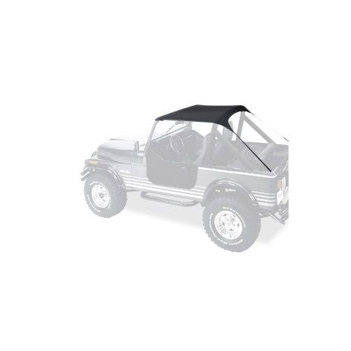 Bestop 52508-01 Black Crush Traditional Bikini Top for 1976-1991 CJ-7, CJ-8 Scrambler and Wrangler
