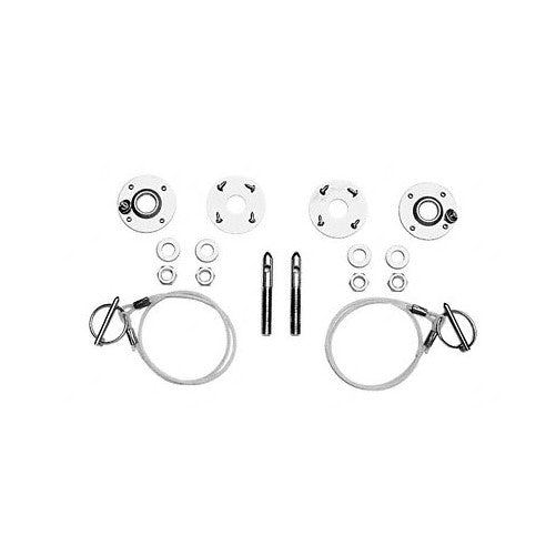 Ford Racing M16700A Stainless Steel Hood Latch and Pin Kit