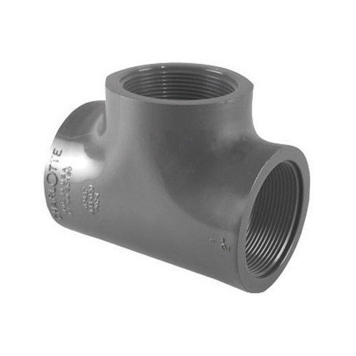 CHARLOTTE PIPE & FOUNDRY PVC 08402 1000HA 1/2" PVC SCH80 TxTxT Tee