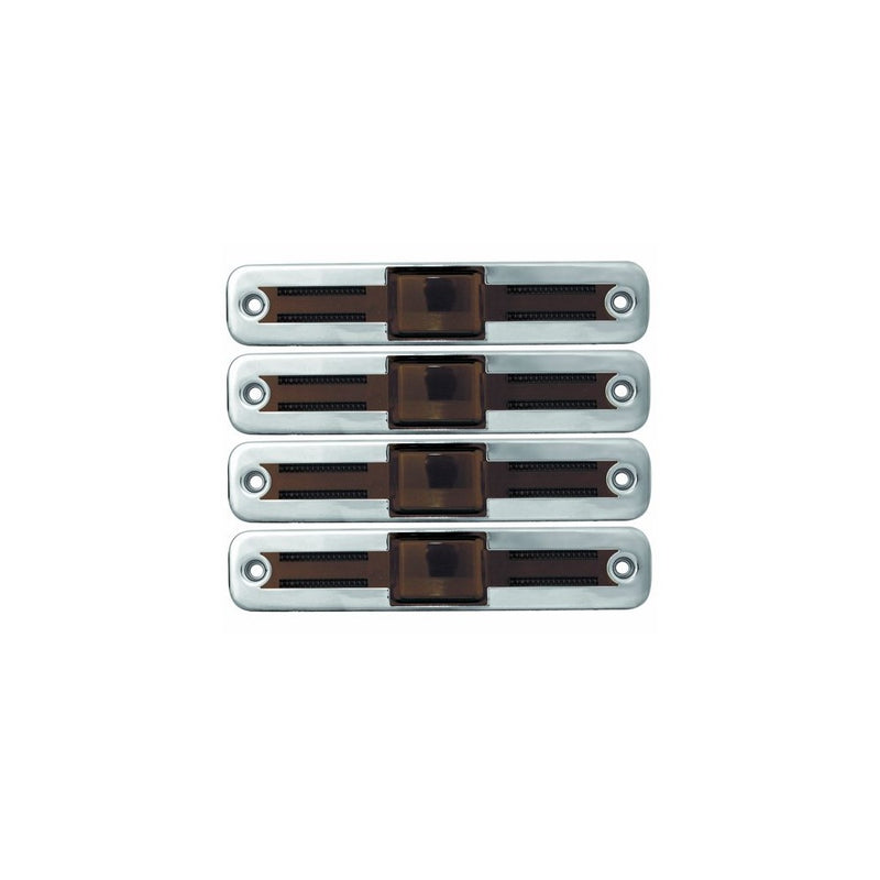 IPCW CWS-349S Platinum Smoke Side Marker Cover Set - 4 Piece