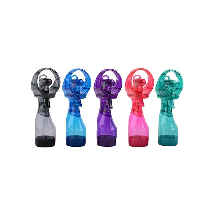 O2cool 8101 Deluxe Battery-operated Handheld Water-misting Fan- Colors May Vary