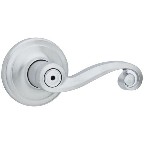 Kwikset Lido Bed/Bath Lever in Satin Chrome