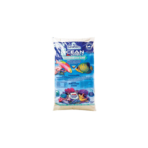 Carib Sea ACS00940 Ocean Direct Natural Live Sand for Aquarium, 40-Pound