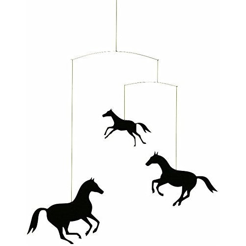 Flensted Mobiles Horse Hanging Nursery Mobile - 18 Inches Plastic