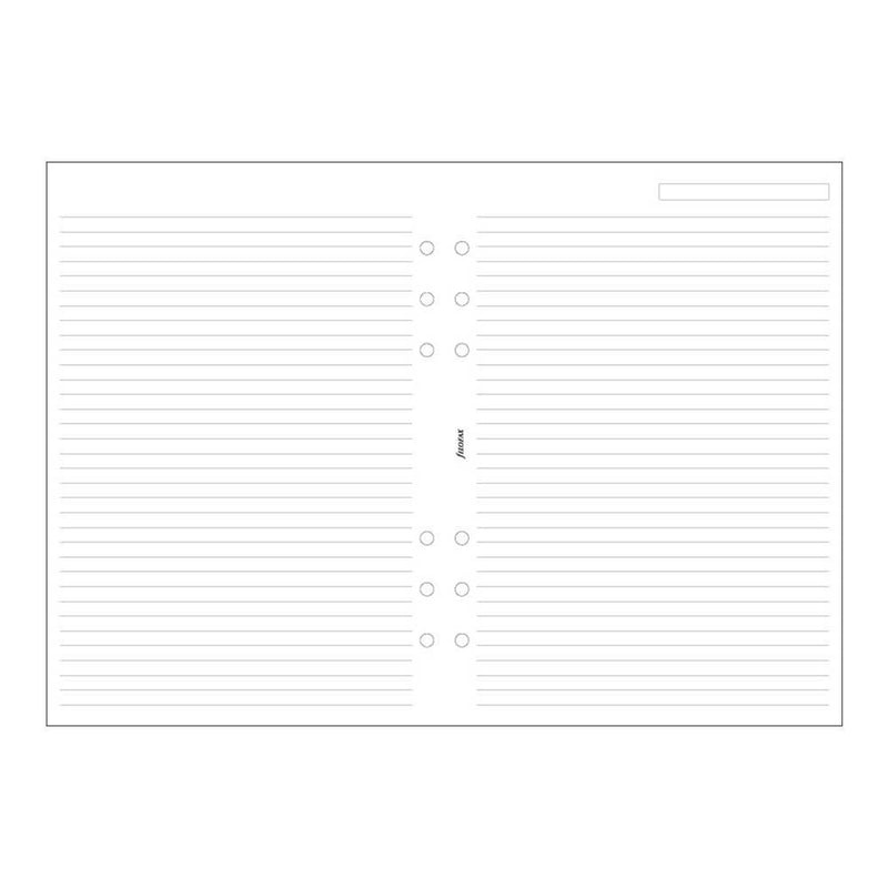Filofax A5 Ruled White Paper (B343008)