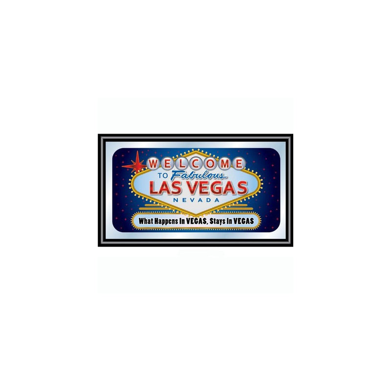 Las Vegas Framed Logo Mirror