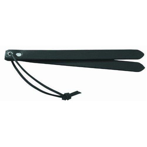 Spartacus Two Strap Slapper, Black, 10 Inch