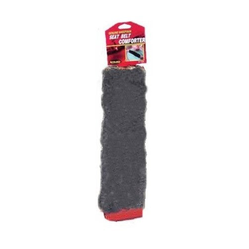 ALLISON 54-1297 Genuine Sheepskin Seat Belt Comforter - Gray, 1 Pack