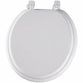 Bemis 400TTA000 Economy Molded Wood Round Toilet Seat, White
