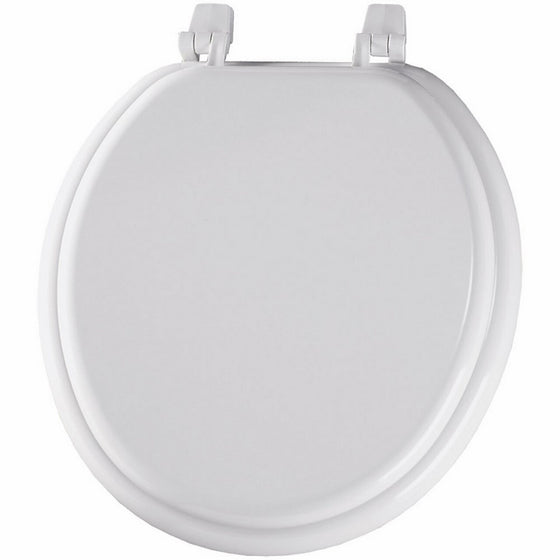 Bemis 400TTA000 Economy Molded Wood Round Toilet Seat, White