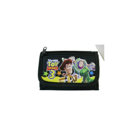 Black Toy Story Trifold Wallet