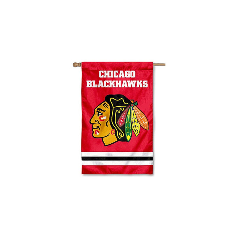 Party Animal Chicago Blackhawks Weather Resistant Embroidered Banner Flag