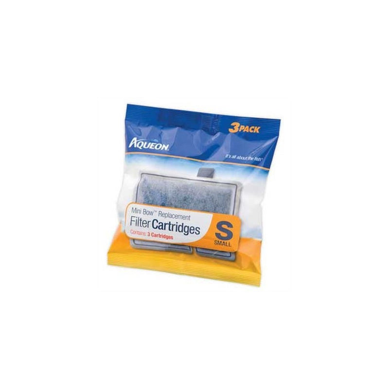 Aqueon QuietFlow Filter Cartridge, Small, 3-Pack